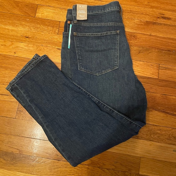 NWT Madewell Classic Straight Jeans - Picture 4 of 6